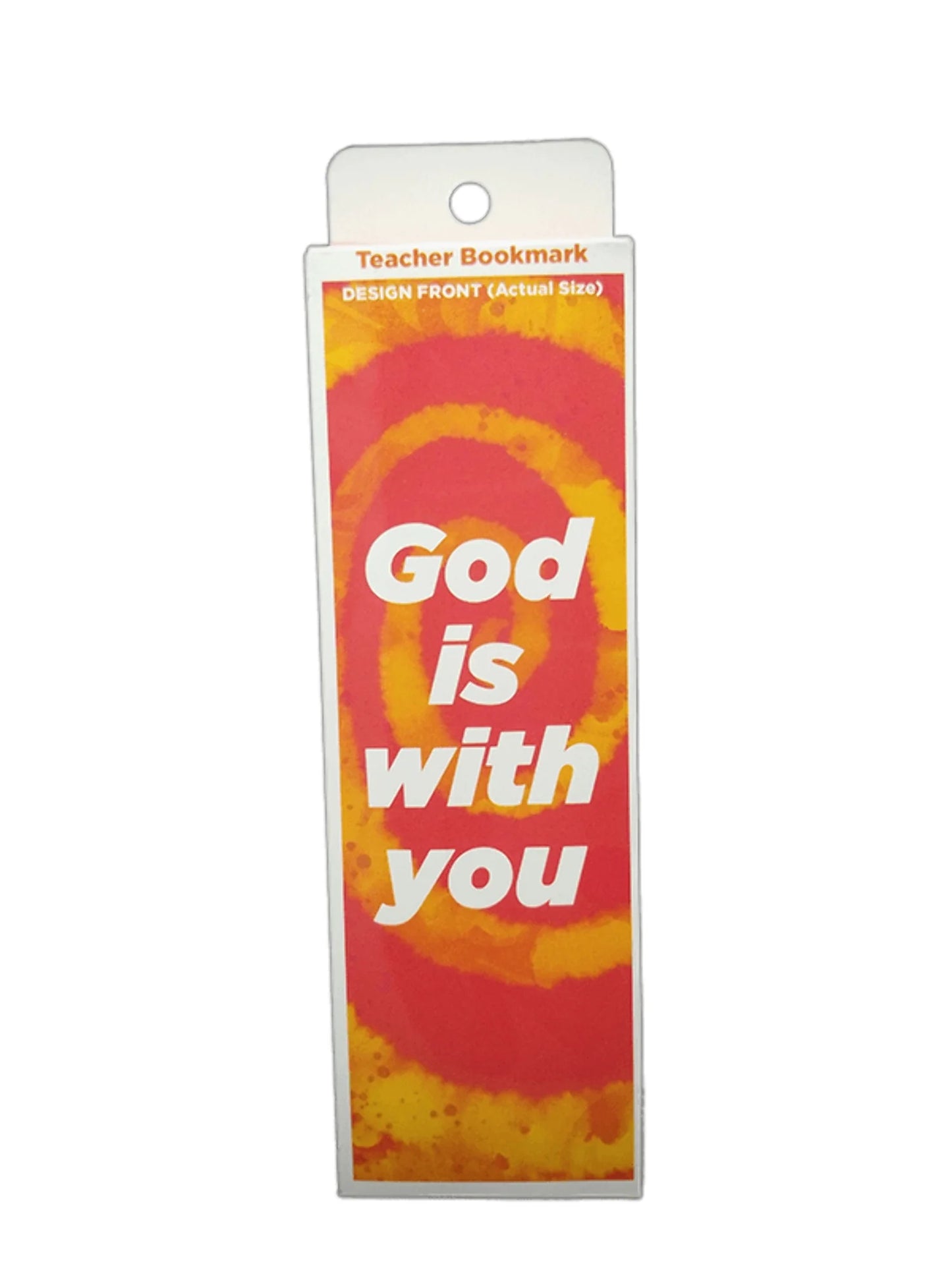 Children's Christian Bookmarks - "God Is with You" (Joshua 1:9) - Pack of 25