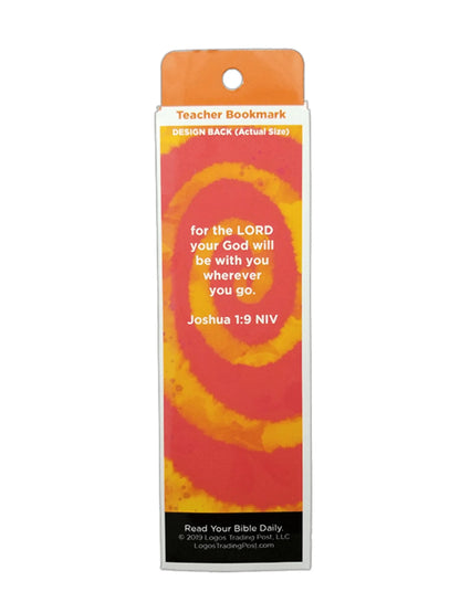 Children's Christian Bookmarks - "God Is with You" (Joshua 1:9) - Pack of 25